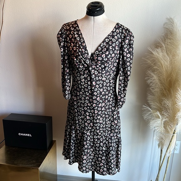 NWT Bailey44 Leopard Mid Length Dress - Picture 6 of 12